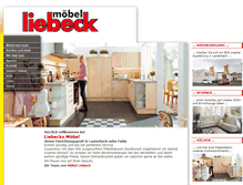 Tablet Screenshot of moebel-liebeck.de